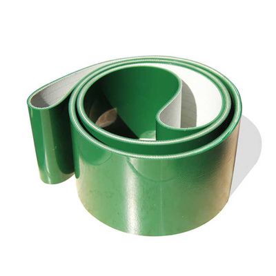 ПВХ зеленый конвейер пищевого качества высокой пропускной способности не загрязняющий